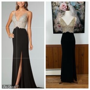 Elegant JVN by Jovani Beaded Pageant/Prom Gown!